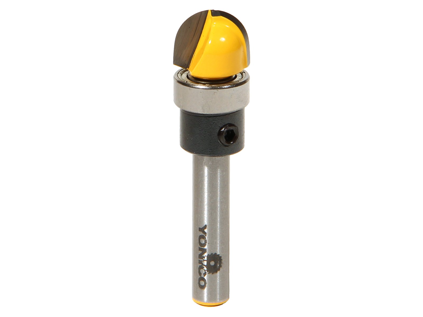 Yonico 14956q - Core Box Template Router Bit, Radius: 1/4", Diameter: 1/2", Cutting Height: 3/8" - 1/4" Shank