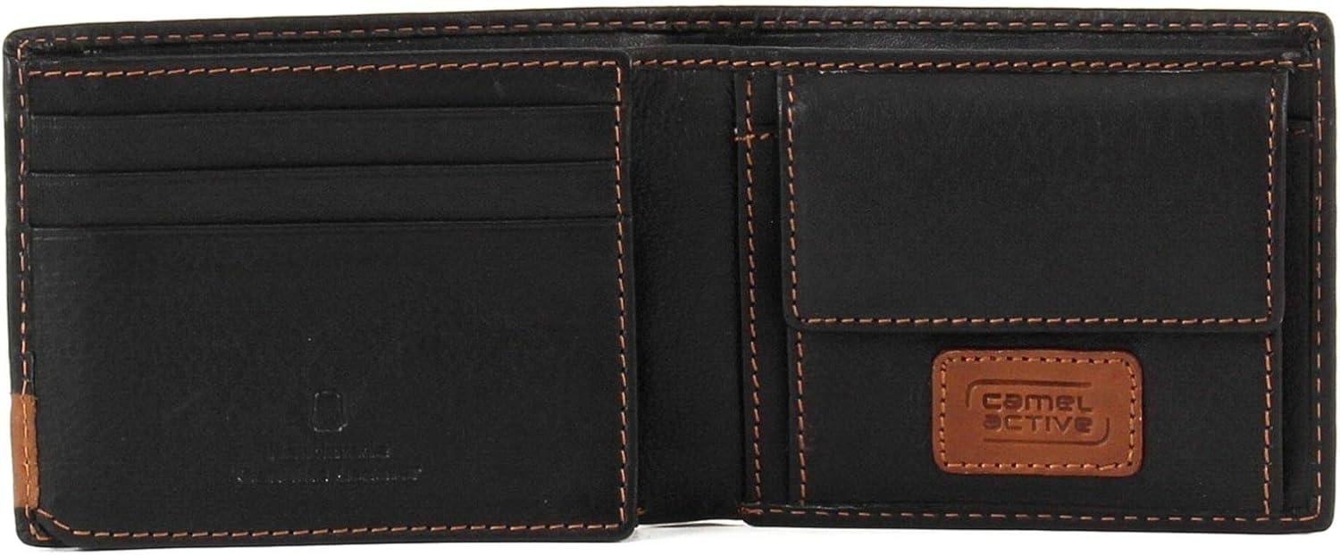 camel active California Wallet - 11X2X8.5, Black - Image 3