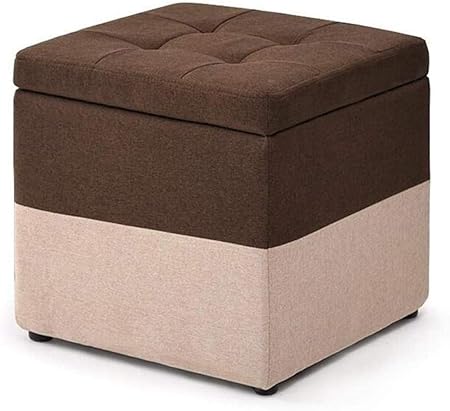 Taburete para pies Caja de Almacenamiento Cube Puf Sofá Taburete