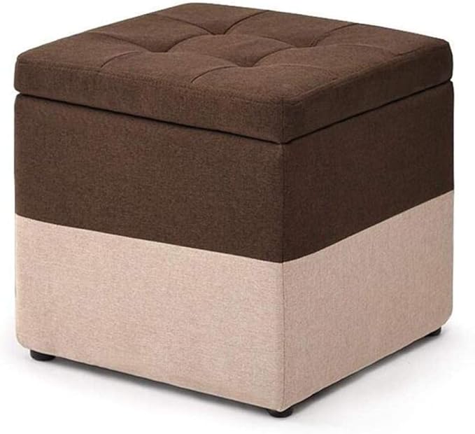 Taburete para pies Caja de Almacenamiento Cube Puf Sofá Taburete