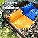 Camp Solutions Lightweight Sleeping Pad - Self Inflating Camping Pad with Built in Pillow for Camping, Hiking and Backpacking (Green)
