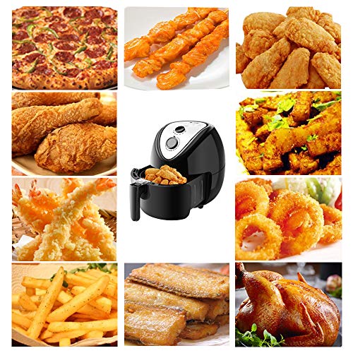 ROVSUN ZOKOP 5.6QT Electric Air Fryer Oven, ETL 1800W Deep Fryers Multi
