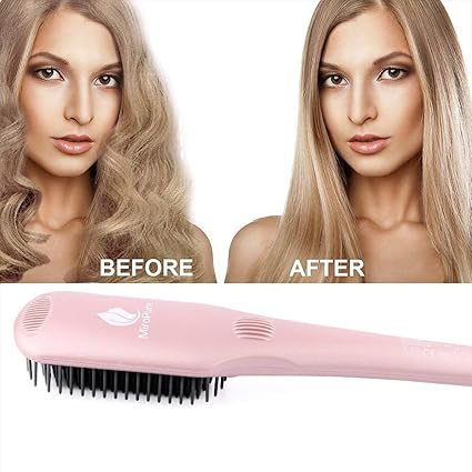 how to use miropure hair straightener brush