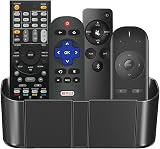 Suptek Remote Control Holder Wall Mount for 3-4 Remotes, Black view 8