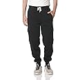 Southpole Men's Active Fleece & Tech Woven Cargo Jogger Pants