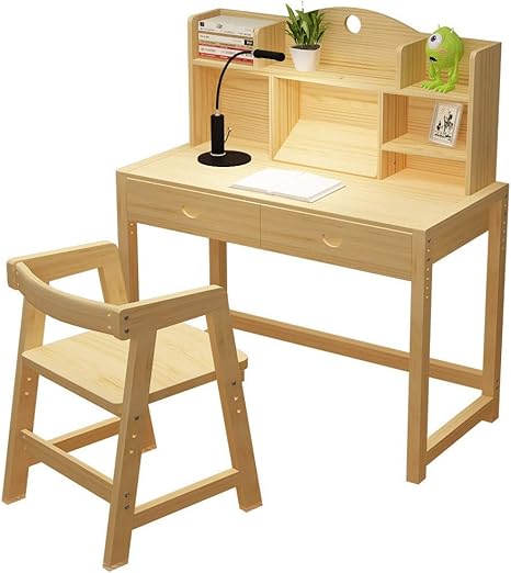 W W Bureau Pour Enfants Avec Chaise Et Tiroir Bureau Pour Enfants Bureau Pour Enfants De 3 A 12 Ans Filles Garcons Avec Chaise Lampe A Led Pied De Lecture Amazon Fr Animalerie