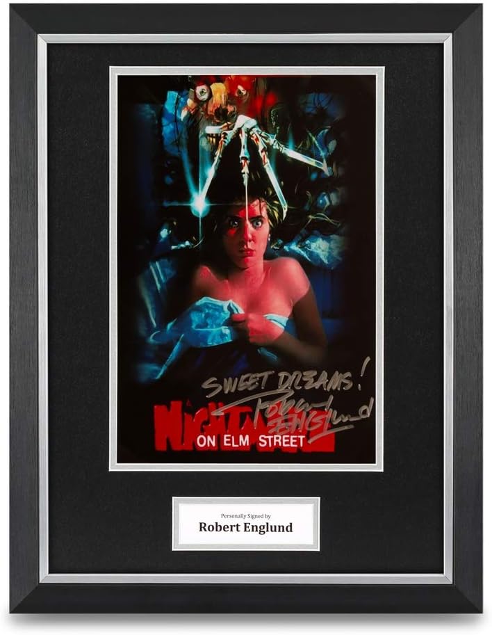 Up North Memorabilia Robert Englund Signed 16x12 Framed Photo Display Freddy Krueger Autograph +COA