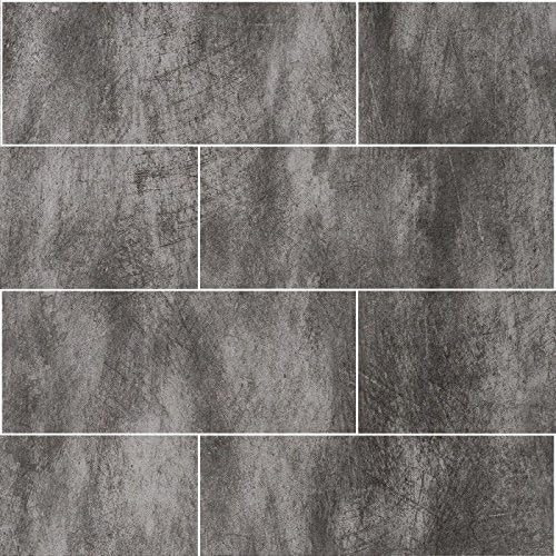 Dumalock 2 tile Stone Light Concrete Bathroom Wall Cladding PVC Panels Tile Effect 120cm x 25cm (8 pieces) by Dumalock