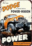 Custom Kraze Dodge Power-Wagon 4 Wheel Drive Reproduction Metal Sign 8 x 12