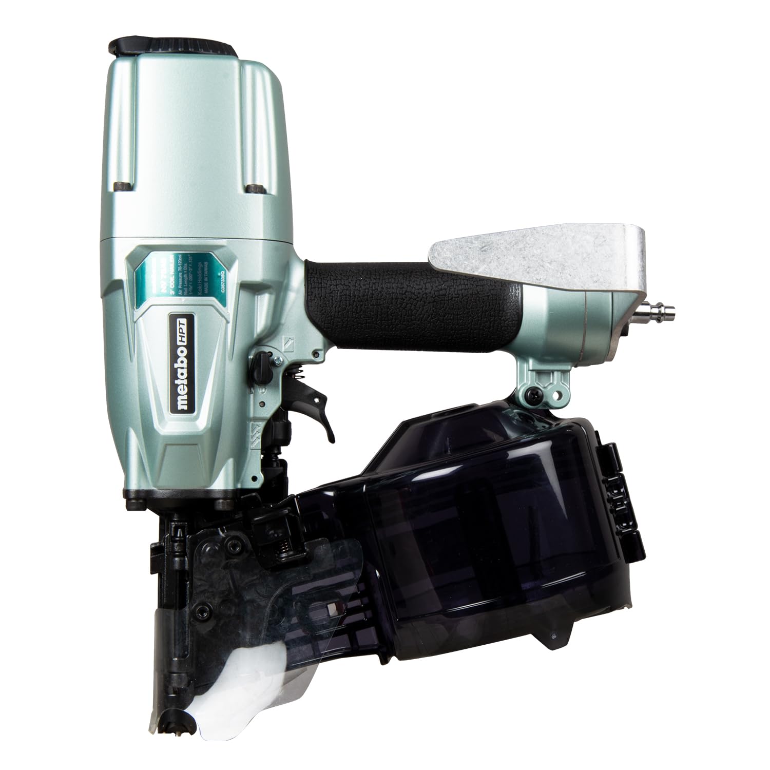 Photo 1 of FOR PARTS ONLY Metabo HPT Siding/Light Framing Coil Nailer, Pro-Preferred Pneumatic Power Nailers for Versatile Siding and Framing Tasks, Tool For 16° Wire 1-3/4"-3" and 15° Plastic to 1-3/4" - 2/14" Nails, NV75A5