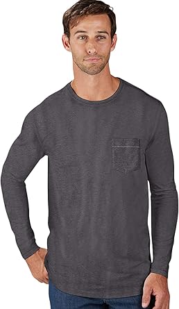 stretch cotton long sleeve tee