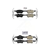 AmeriBRAKES Front Rear Semi-Metallic Disc Brake