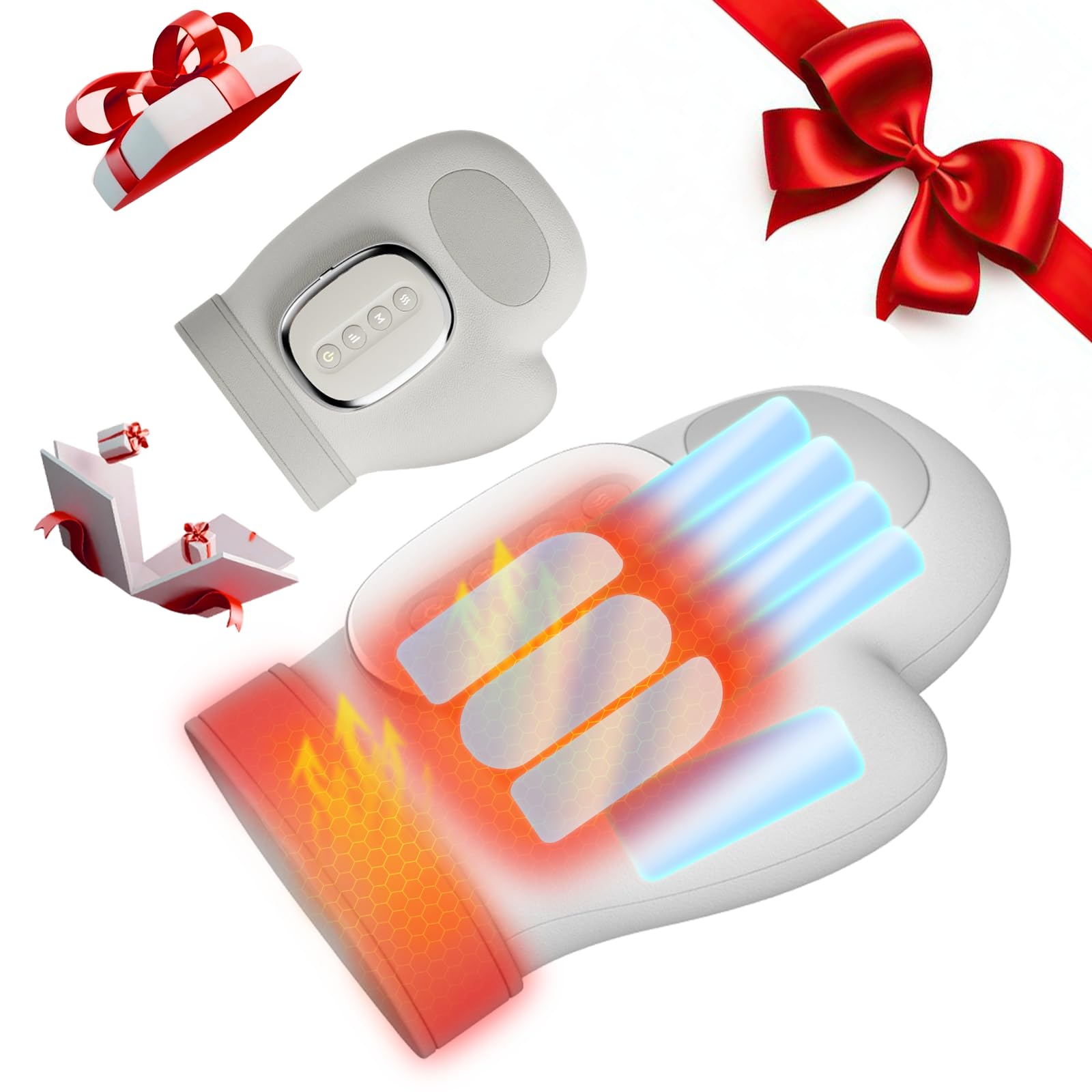 Photo 1 of 2026 NEW Hand Massager with Heat and Compression, Hand Massager with 3 Temps (108°F ~ 121?), 5 Strengths, 3 Massages for Arthritis, Wrist & Carpal Tunnel Relief, Hand Massage, Gift for Women/Men