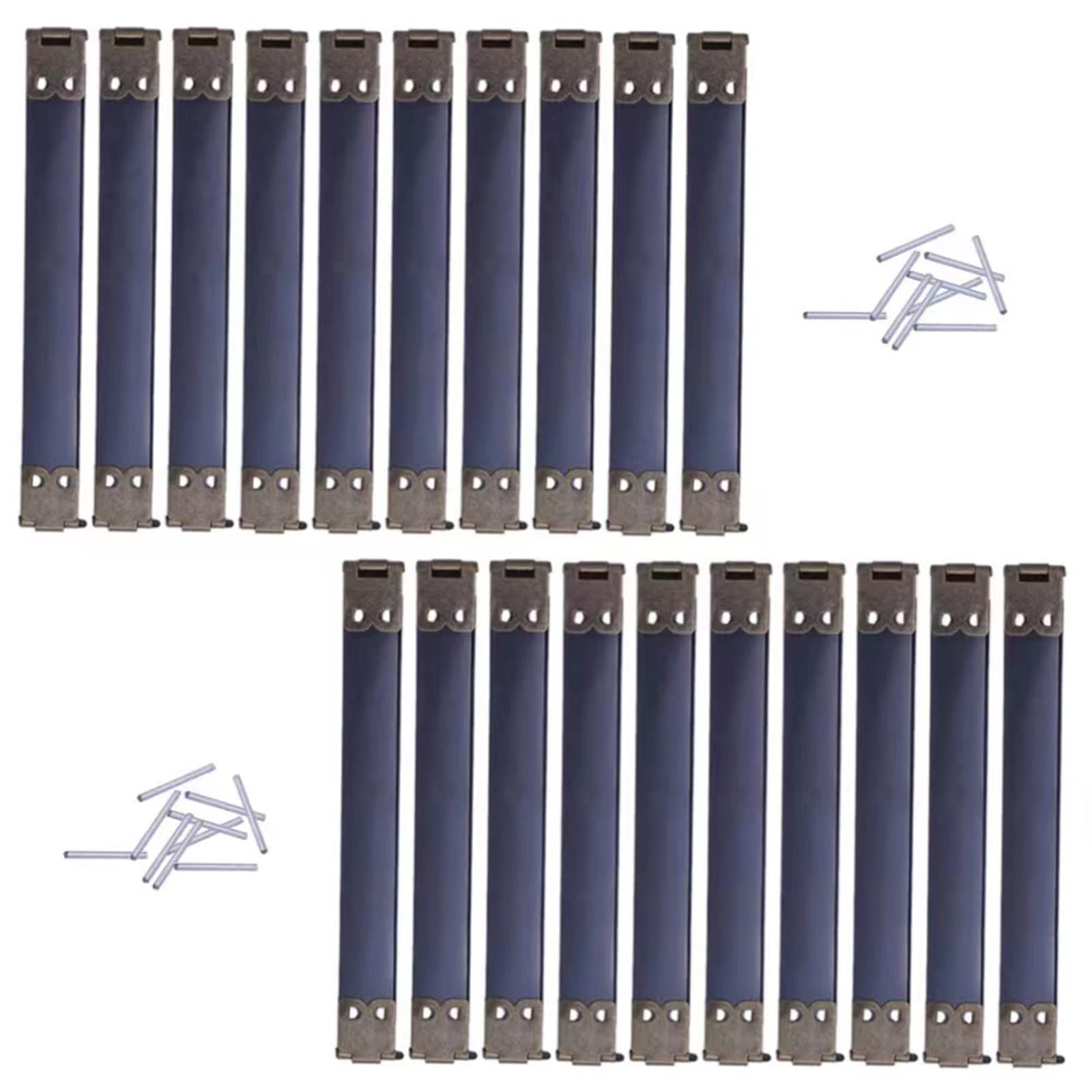 Photo 1 of 20 Pcs 10cm Metal Bag Making Supplies Internal Flex Frame Kiss Clasp Bag Kiss Clasp DIY Craft Handbag Accessories for DIY Craft Handbag Purse Wallet Sewing Making