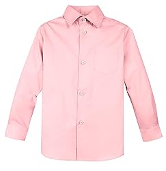 Spring Notion Big Boys' Long Sleeve Dress Shirt 7