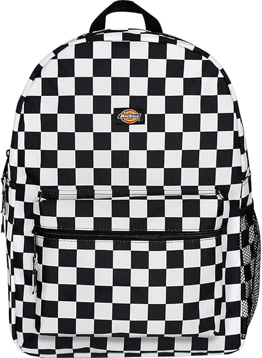 Amazon Com Dickies Student Backpack Blk Wht Checker One Size