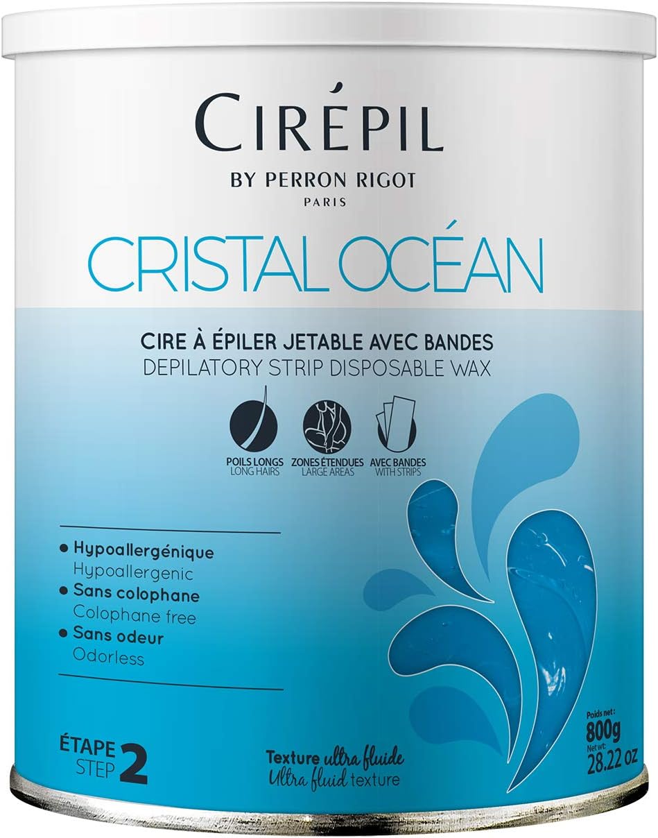 Cirepil Strip Wax Cristal Océan 800 g, 800 g (Pack of 1)