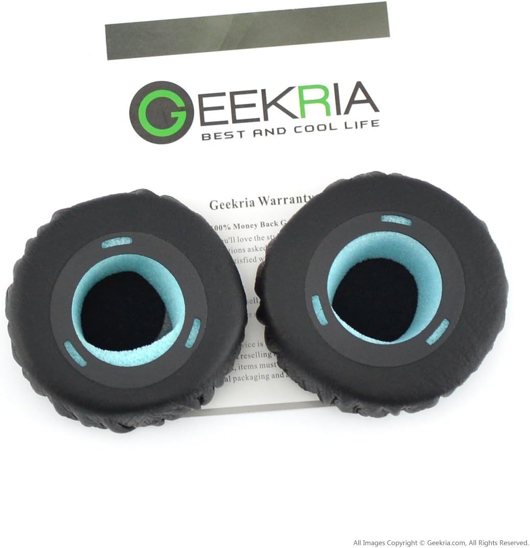 Geekria Replacement Ear Pads for SONY MDR-XB300 Headphones, Ear Cushions (Black) - Image 3