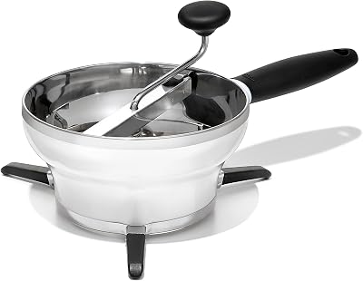 OXO Good Grips Food Mill Stainless Steel Bowl 2.17L with 3 Disks