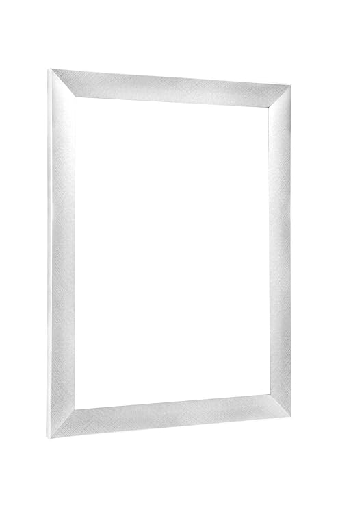 NiRa35-Top Bilderrahmen 37.5x98 cm in Alu Criss Cross mit Antireflex-Acrylglas