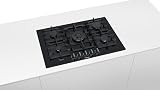 Bosch PPQ7A6B90 Series 6 Gas Hob 75 cm Tempered Glass FlameSelect Wok Burner view 2