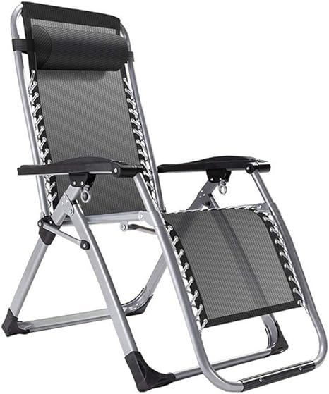 DSHUJC Atmungsaktiver Klappstuhl Ergonomischer Loungesessel