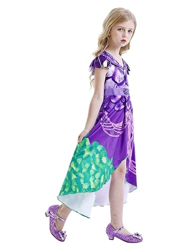 open lace back dress Disney Descendants 3 Girls Evie Bridesmaid Top Skirt Sz Large 10-12 Co   Conshy Consignment