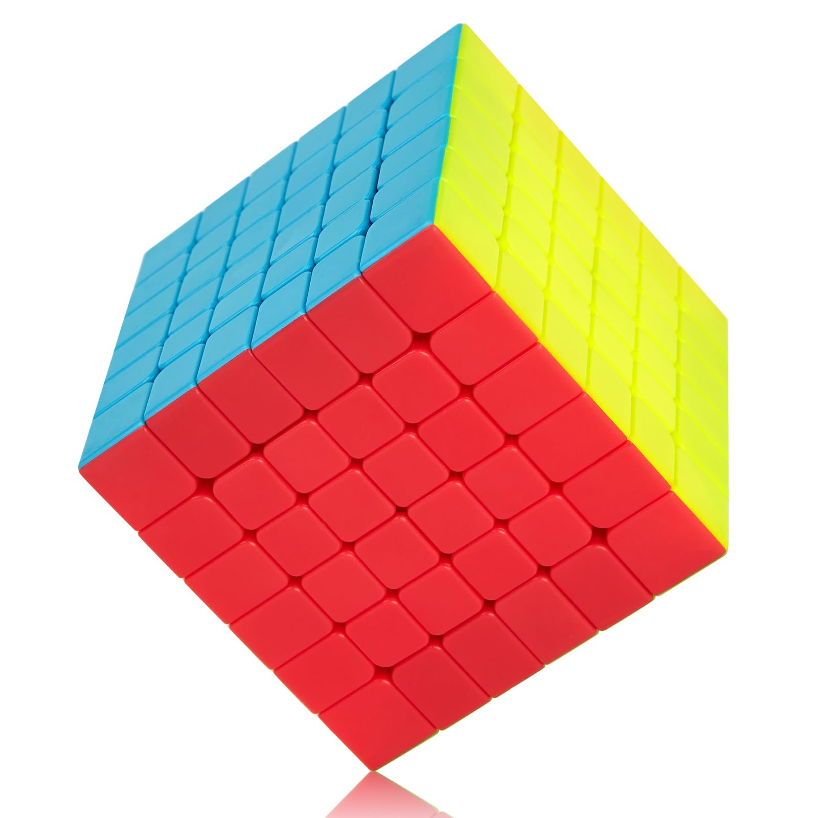 ROXENDA Speed Cube - Fast Smooth Turning Solid Durable & Stickerless Frosted, Best 3D Puzzle Magic Cube Toy - Turns Quicker than Original for kids Gift & Adult & Children(6x6x6 Cube)