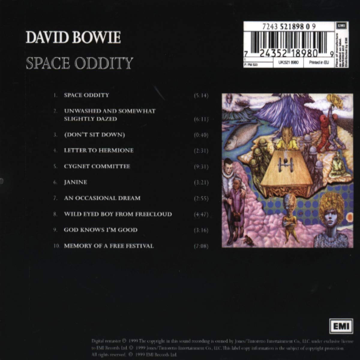 Bowie David Space Oddity Amazon Com Music