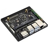 Waveshare Jetson Orin Nano/NX AI Development Board, Based On Jetson Orin Nano and Jetson Orin NX Module, Compatible with Jetson Orin Super Carrier Board