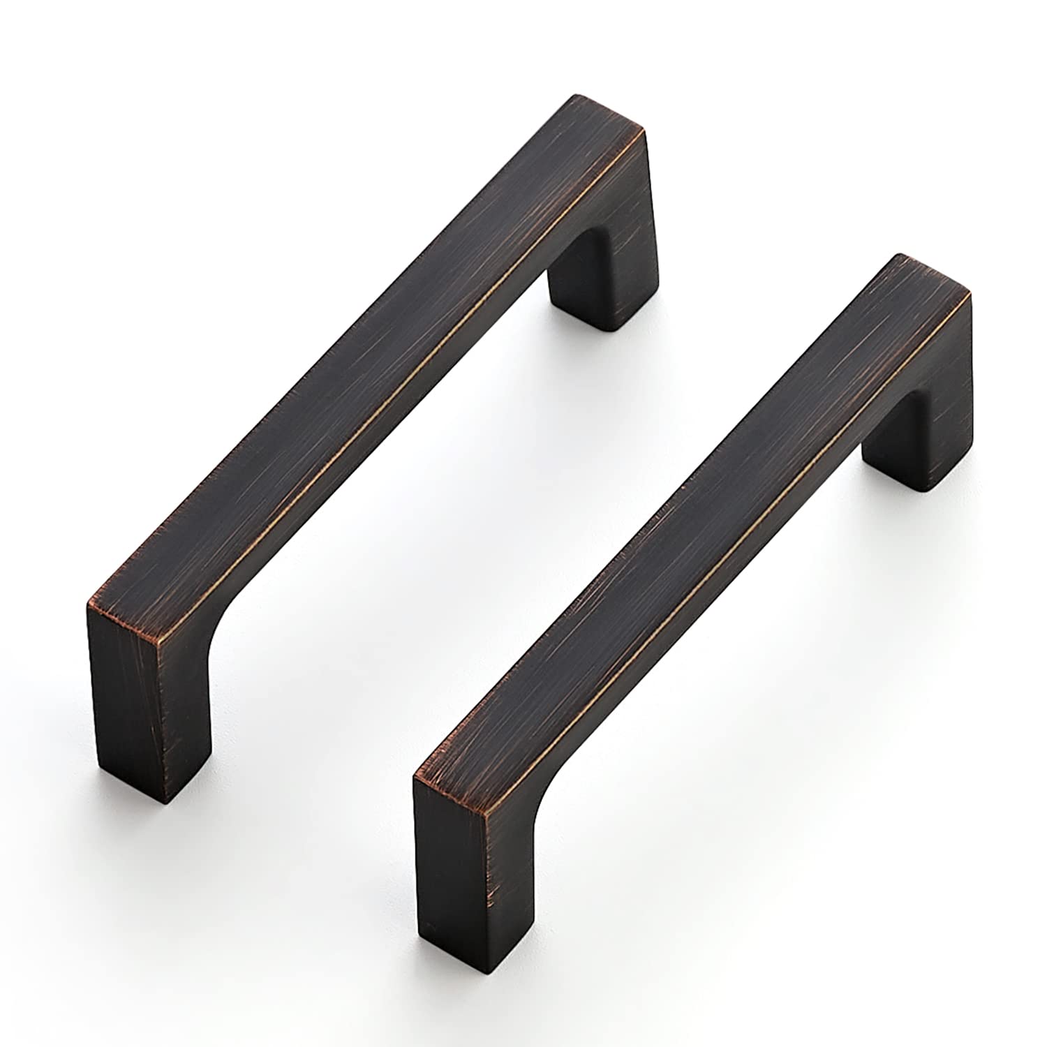 Photo 1 of Ravinte 5 Pack Solid 3 Inch Kitchen Square Cabinet Handles Oil-Rubbed Bronze Cabinet Pulls Drawer Pulls Kitchen Cupboard Hardware Handles