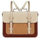 ECOSUSI Laptop Bag for Women Vegan Leather Messenger Bag Fashion Briefcase Computer Satchel Bag