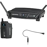 Audio-Technica ATW-1101/H92 Wireless Headworn Microphone System | 2.4 GHz digital wireless system with omnidirectional headworn mic for presenters, lecturers and performers