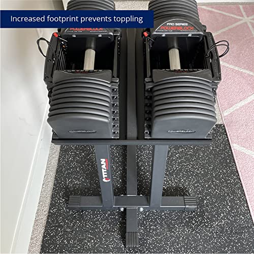 Titan Fitness Dumbbell Column Stand and Plate Tree, 260 LB