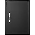 VEVOR Outdoor Kitchen Door - 16W x 22H Inch, Flush Mount, Vertical Wall Door with Handle, for BBQ Island and Grilling Station