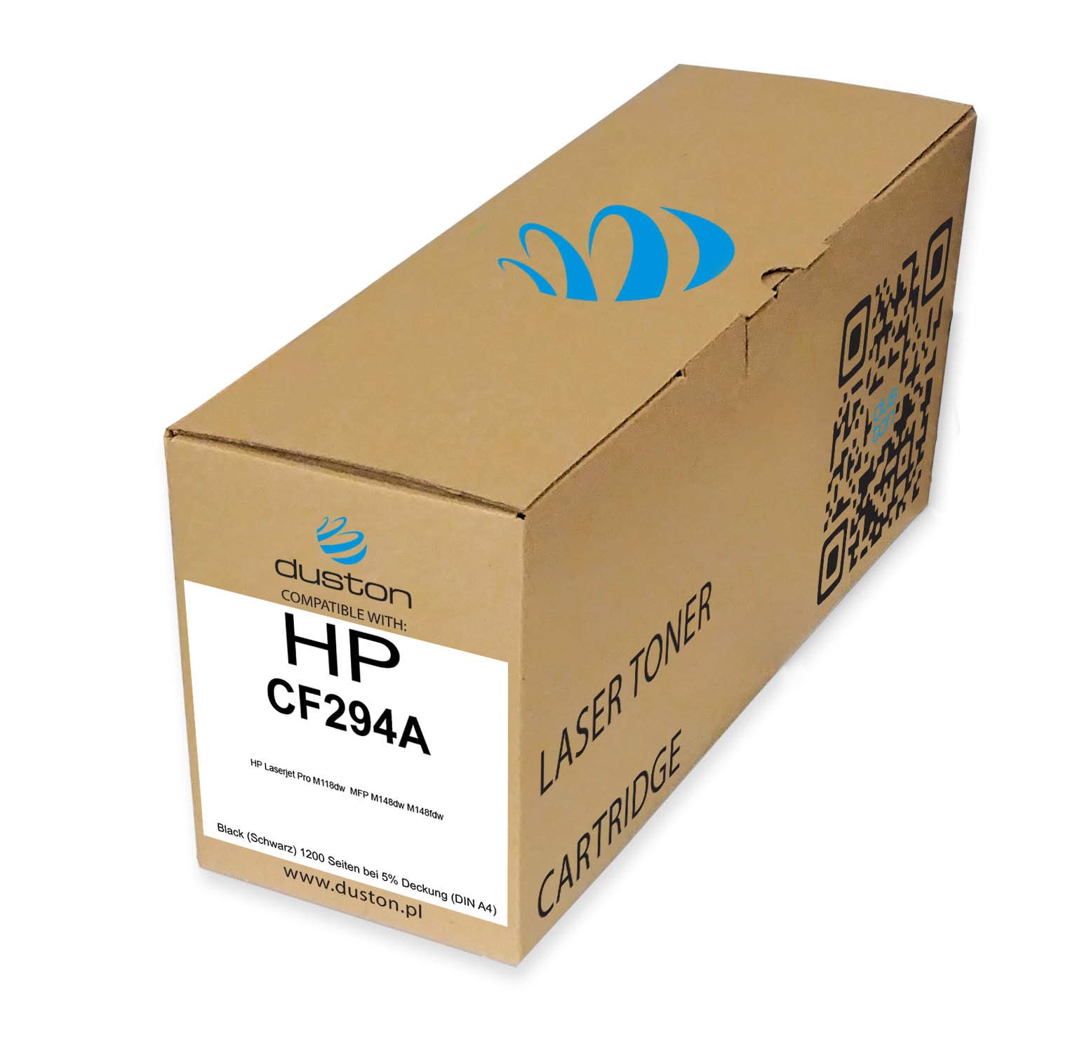 duston CF294A, 94A Black Toner Compatible with HP Laserjet Pro M118dw MFP M148dw M148fdw