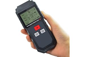 pzlobiet Emf Meters, LCD Electromagnetic Radiation Detector, Geiger Counter,Handheld Portable Nuclear Radiation Tester Meter for Home Office Outdoor Inspection Ghost Hunting