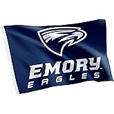 Desert Cactus Emory University EU Flag - 3 x 5 Feet Eagles Banner, Indoor/Outdoor Durable Fabric, 100% Polyester Design (Style A)