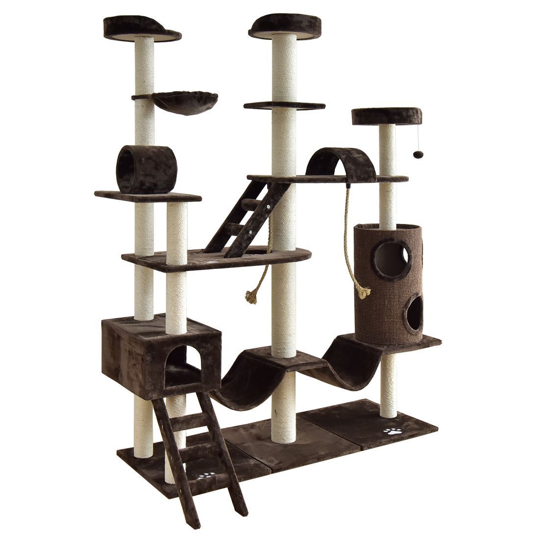 全面麻紐 B06x979m5t キャットタワー 210cm 爪研ぎ 02 ワイドサイズ タンスのゲン 据え置き キッチン用品食器 新作
