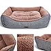Smiling Paws Pets Washable Dog and Cat Bed/Lounge with Extra Soft Organic Cotton Sides, Premium Plush Puppy & Kitty Bed/Sofa for Small & Medium Doggies & Animals (25