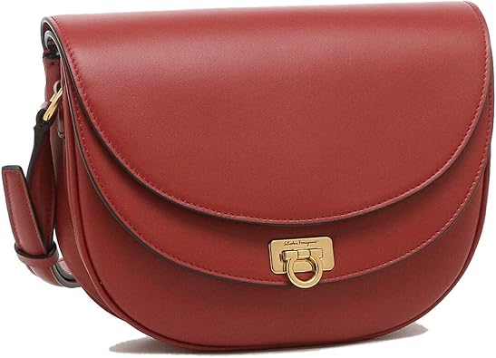 Amazon フェラガモ ショルダーバッグ レディース トラベルショルダー Salvatore Ferragamo 21i333 レッド 並行輸入品 Salvatore Ferragamo ショルダーバッグ