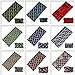 KINGREE 9PCS Outdoor Magic Scarf UV Resistence Elastic Seamless Bandana (Checked Style)
