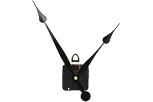 TIKROUND Youngtown 12888 High Torque Quartz Clock Movement Replacement Parts with 235 mm / 9.25 Inch Long Spade Hands