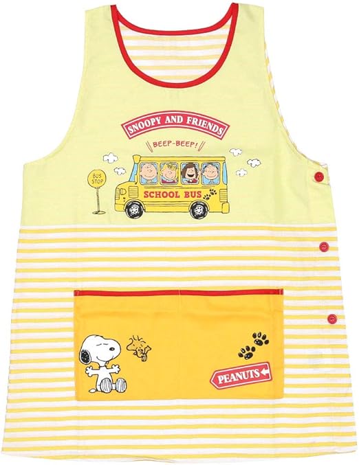 Amazon Co Jp スヌーピー アップリケ エプロン キャラクターエプロン ピーナッツ ホビー