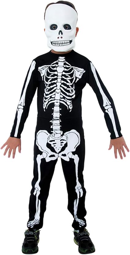 Fantasia Esqueleto Infantil 923640 G Sulamericana Fantasias Preto Branco 10 12 Anos Amazon Com Br