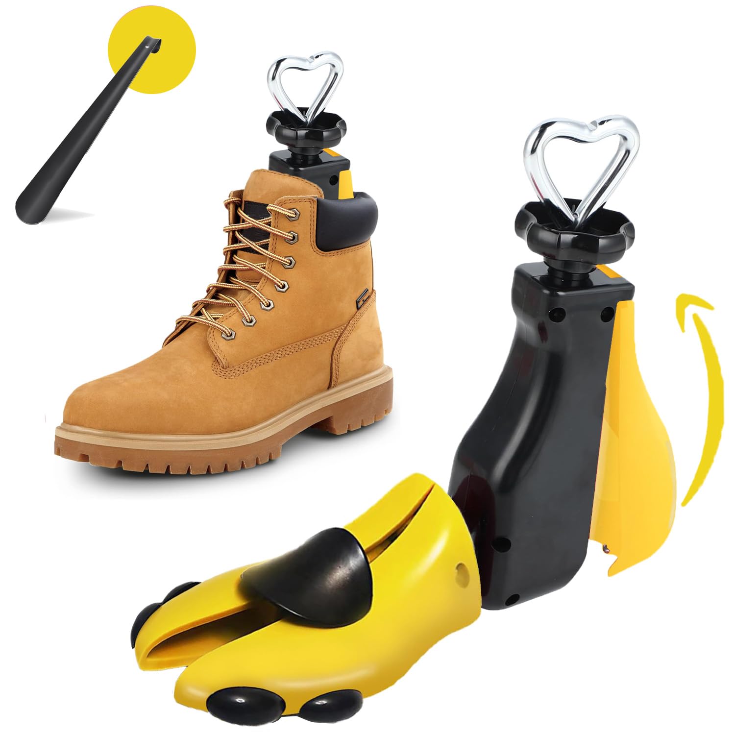 Boot Shoe Stretcher Adjustable Tree Expander Women Wide Feet - Main Image