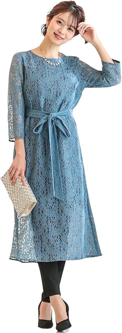 Amazon Nissen ニッセン パーティードレス パンツドレス ワンピースドレス レースワンピースブラウス テーパードパンツセットアップドレス 結婚式 二次会 お呼ばれ セミフォーマル対応 大きいサイズ有 ワンピース チュニック 通販