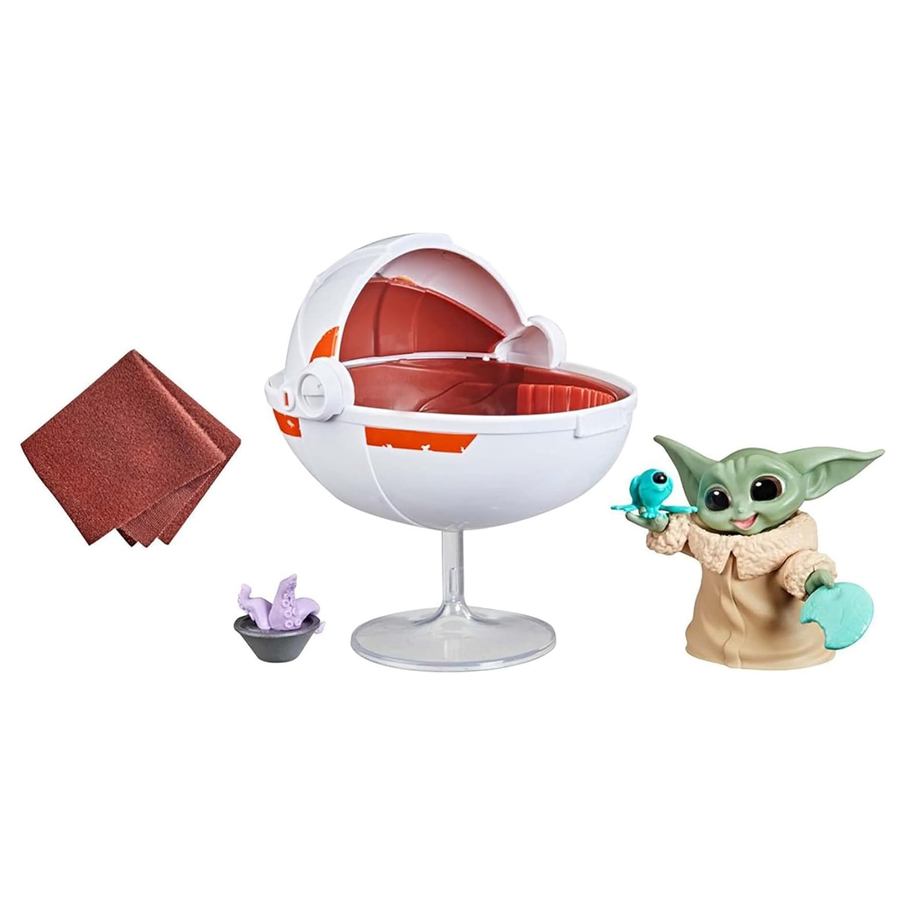Star Wars The Mandalorian Bounty Collection The Child Grogu's Hover Pram Pack Miniature 5cm Toy Figure with Accessories