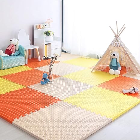 Amazon Co Jp ジョイントマット 木目調 大判 プレイマット 防水 カラー 滑り止め パズルマット ベビー 赤ちゃん サイドパーツ付 おしゃれ 椅子 机 テーブル チェア 30 30 1 2 36 デスク 幼児 床保護マット フロアマット 子供 汚れ防止 防音 遊びマット ホーム キッチン