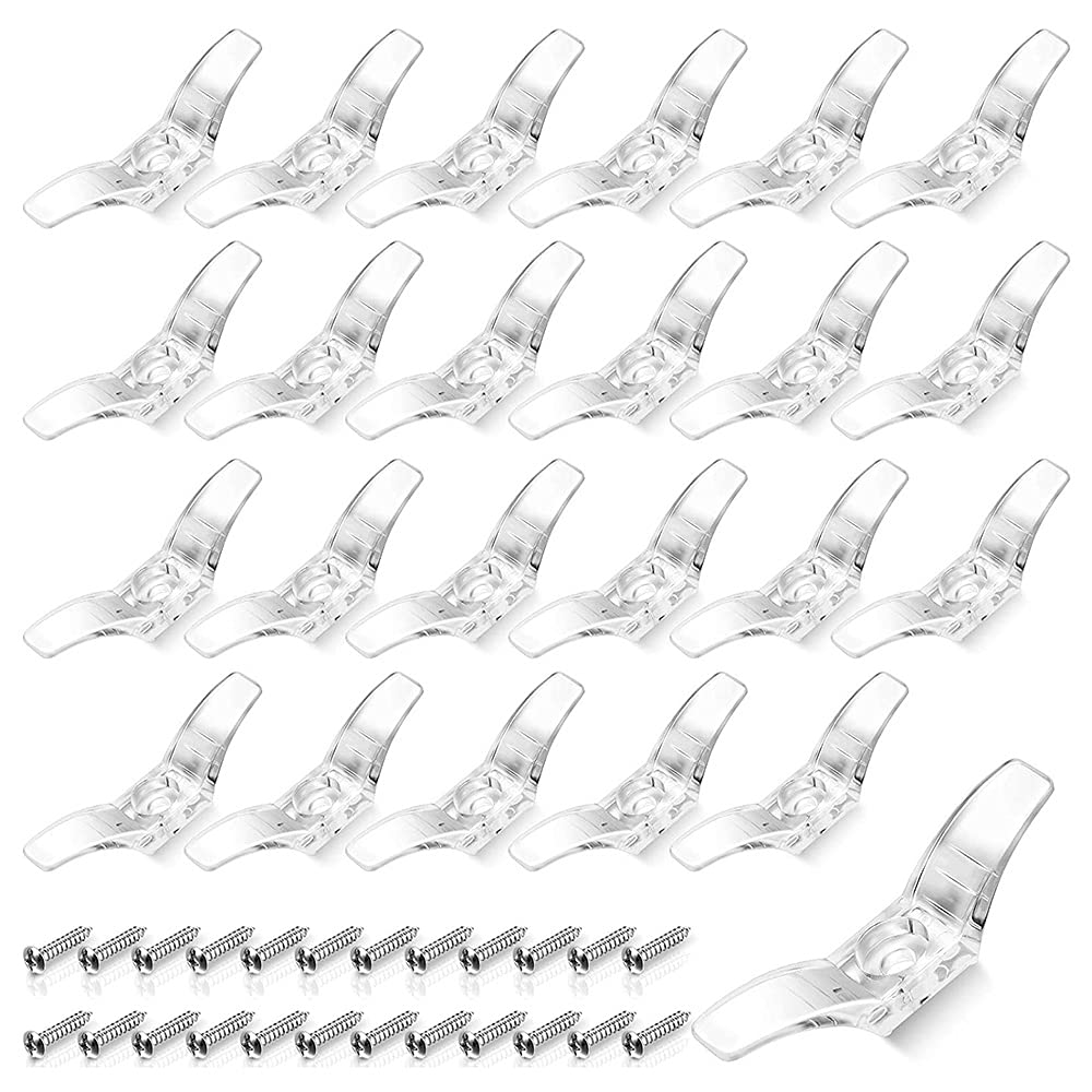 Tyuooker Blind Cord Cleats Safety Rope Cleats Window Cord Cleats Blind Cord Winders with Screws for Curtains Sun Shades Ropes